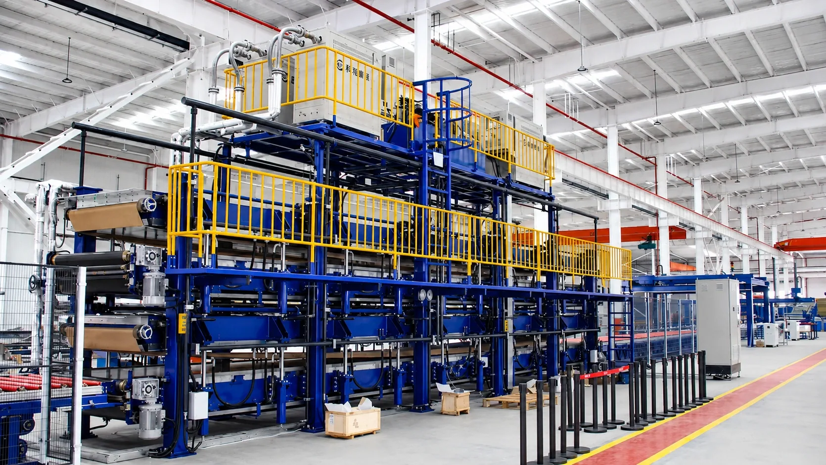 Wuhan double-layer continuous hot-press line